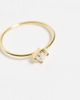 Kingsley Ryan Kingsley Ryan gold plated solitaire ring - 3