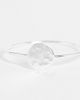 Kingsley Ryan Kingsley Ryan hammered circle ring in sterling silver - 3