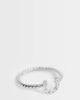 Kingsley Ryan Kingsley Ryan horseshoe twist ring in sterling silver - 1