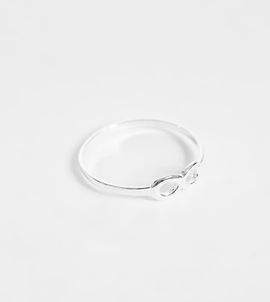 Kingsley Ryan Kingsley Ryan infinity ring in sterling silver