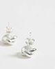 Kingsley Ryan Kingsley Ryan knot stud earrings in silver plated - 4