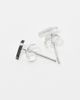 Kingsley Ryan Kingsley Ryan lighting bolt stud earrings in sterling silver - 3