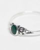 Kingsley Ryan Kingsley Ryan malachite oval ring in sterling silver - 2