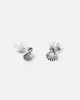 Kingsley Ryan Kingsley Ryan mini seashell stud earrings in silver - 2
