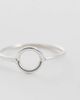 Kingsley Ryan Kingsley Ryan open circle ring in sterling silver - 2