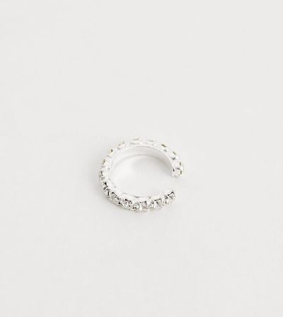 Kingsley Ryan Kingsley Ryan pavé ear cuff in sterling silver