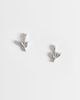 Kingsley Ryan Kingsley Ryan petal stud earrings in sterling silver - 1
