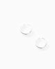 Kingsley Ryan Kingsley Ryan rounded 14mm hoop earrings in sterling silver - 3