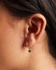 Kingsley Ryan Kingsley Ryan star drop hoop earrings in gold plated - 3