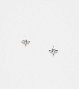 Kingsley Ryan Kingsley Ryan star gem stud earrings in sterling silver