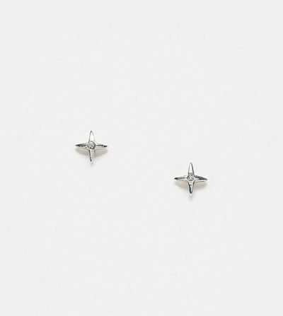 Kingsley Ryan Kingsley Ryan star gem stud earrings in sterling silver