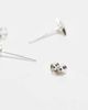 Kingsley Ryan Kingsley Ryan star gem stud earrings in sterling silver - 3