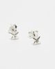 Kingsley Ryan Kingsley Ryan star gem stud earrings in sterling silver - 4