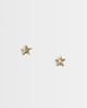 Kingsley Ryan Kingsley Ryan star stud earrings in gold plated silver - 1