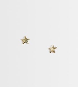 Kingsley Ryan Kingsley Ryan star stud earrings in gold plated silver