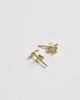 Kingsley Ryan Kingsley Ryan star stud earrings in gold plated silver - 3