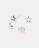 Kingsley Ryan Kingsley Ryan star stud earrings in silver - 3