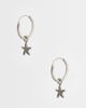 Kingsley Ryan Kingsley Ryan starfish charm hoop earrings in sterling silver - 1
