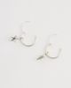 Kingsley Ryan Kingsley Ryan starfish charm hoop earrings in sterling silver - 3