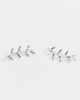 Kingsley Ryan Kingsley Ryan sterling silver ear climbers with leaf pattern - 2