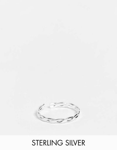 Kingsley Ryan Kingsley Ryan sterling silver plait toe ring