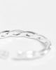 Kingsley Ryan Kingsley Ryan sterling silver plait toe ring - 3