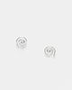 Kingsley Ryan Kingsley Ryan swirl stud earrings in silver - 1