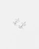 Kingsley Ryan Kingsley Ryan swirl stud earrings in silver - 2