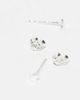 Kingsley Ryan Kingsley Ryan tiny star earrings in sterling silver - 2