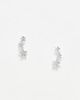 Kingsley Ryan Kingsley Ryan triple star ear crawler earrings in silver - 1