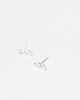 Kingsley Ryan Kingsley Ryan triple star ear crawler earrings in silver - 2