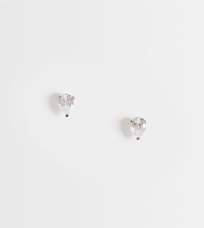 Kingsley Ryan Kingsley Rysan gemset teardrop stud earrings in sterling silver
