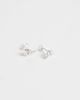 Kingsley Ryan Kingsley Rysan gemset teardrop stud earrings in sterling silver - 2