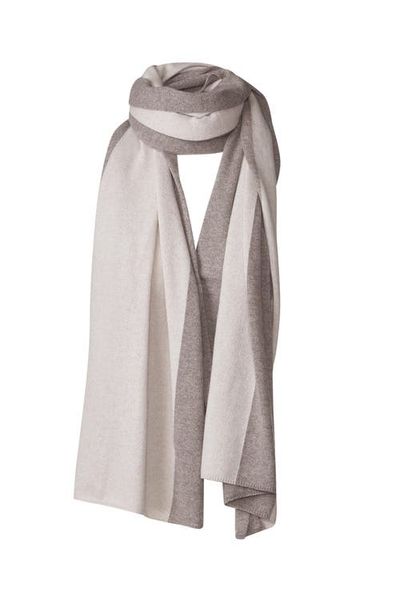 Kinross Cashmere Kinross Cashmere Colorblock Wrap