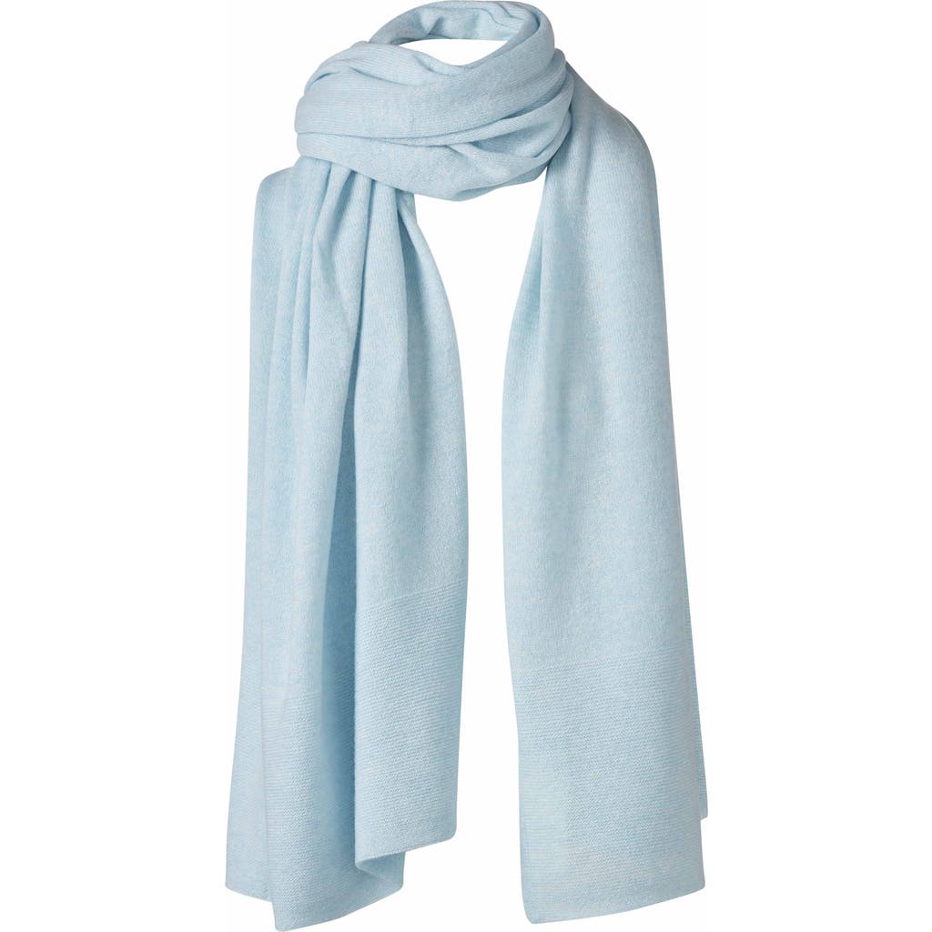 Kinross Cashmere Kinross Cashmere Garter Trim Travel Wrap