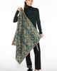 Kinross Cashmere Kinross Cashmere Lace Paisley Print Scarf - 1
