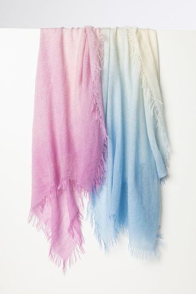 Kinross Cashmere Kinross Cashmere Multi-Color Spray Print Scarf