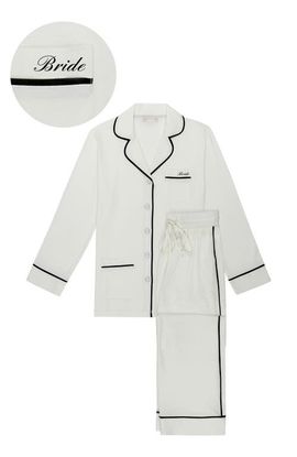KIP KIP Bride Stretch Cotton Long Pajama Set