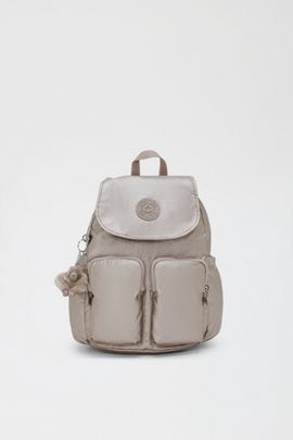Kipling Kipling City Pocket Metallic Backpack in Metallic Glow at Urban Outfitters
