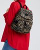 Kipling Kipling City Pocket Printed Cargo Backpack in Wild Leopard, Women's at Urban Outfitters - 5