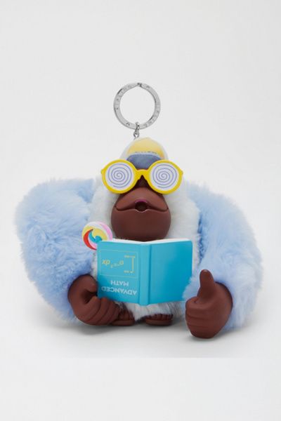 Kipling Kipling Cool School Monkey Keychain in School Blue at Urban Outfitters