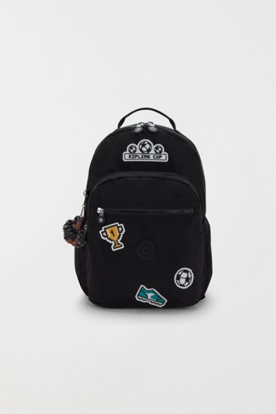 Kipling Kipling Cup Soccer Seoul Lap 15" Laptop Backpack in Football True Blue at Urban Outfitters