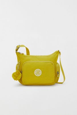 Kipling Kipling Gabb Small Nylon Crossbody Bag in Inside Yellow, Women's at Urban Outfitters