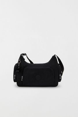 Kipling Kipling Gabbina Nylon Crossbody Bag in Black Noir, Women's at Urban Outfitters