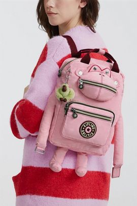 Kipling Kipling Jane Energy Backpack in Energy Pink, Women's at Urban Outfitters