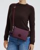 Kipling Kipling Riri Metallic Crossbody Bag in Grape Wine Metallic, Women's at Urban Outfitters - 1