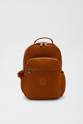 Kipling Kipling Seoul Lap 15" Laptop Backpack in Stylish Mokka at Urban Outfitters
