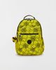 Kipling Kipling Smiley Seoul 15" Laptop Backpack in Yellow Fun Ball at Urban Outfitters - 1