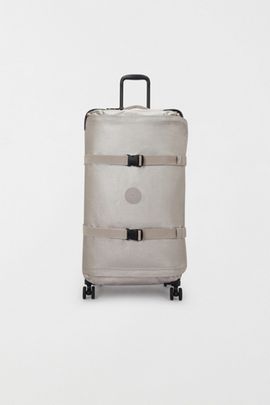 Kipling Kipling Spontaneous Large Metallic Rolling Luggage in Metallic Glow at Urban Outfitters