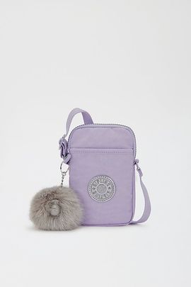 Kipling Kipling Tally Crossbody Phone Bag in Bridal Lavender at Urban Outfitters